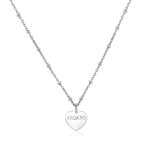 Collana Sagapo Donna Happy in Acciaio SHAC44 - SHAC44